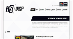 Desktop Screenshot of heinrich-sports.com